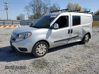 2021 Ram ProMaster City Cargo Tradesman SLT with VIN ZFBHRFBB2M6V31846, listed as a Copart auction lot 48958555 with 17,221 mi miles and Salvage Title. Bid and sale history available at carsss.com. Image 1.