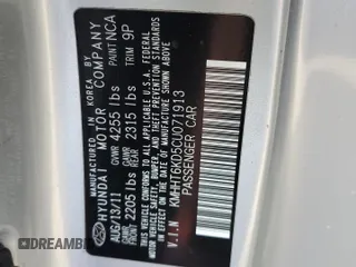 2012 Hyundai Genesis Coupe 2.0T с VIN KMHHT6KD5CU071913, выставлен на аукционе Copart как лот 52349465 с пробегом 159 432 миль миль и Списание • Salvage title. История ставок и продаж доступна на DreamBid. Изображение 14.