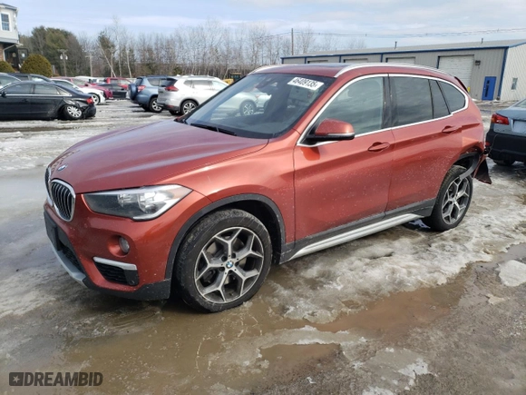 2019 BMW X1 xDrive28i with VIN WBXHT3C5XK3H35269, listed as a Copart auction lot 46409135 with 40,467 mi miles and Salvage Title. Bid and sale history available at carsss.com. Image 1.
