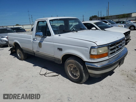 1995 Ford F-150 with VIN 1FTEF15H3SLA24271, listed as a Copart auction lot 73594834 with 0 mi miles and Clean Title. Bid and sale history available at carsss.com. Image 4.