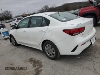 2022 Kia Rio S with VIN 3KPA24AD3NE481660, listed as a Copart auction lot 48053765 with 31,501 mi miles and Salvage Title. Bid and sale history available at carsss.com. Image 2.
