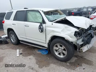 2013 Toyota 4Runner SR5 with VIN JTEBU5JR5D5131601, listed as a IAAI auction lot 42163580 with 158,028 mi miles and . Bid and sale history available at DreamBid. Image 1.