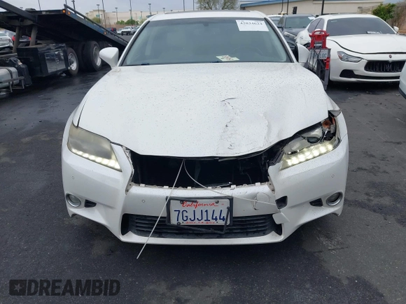 2014 Lexus GS 350 with VIN JTHBE1BL7E5030533, listed as a IAAI auction lot 42034624 with 189,027 mi miles. Bid and sale history available at carsss.com. Image 13.