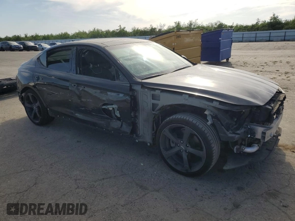 2019 Genesis G70 Advanced z VIN KMTG44LA6KU025965, wystawiony jako Copart lot #52107135 z przebiegiem 37 751 mil mil oraz Szkoda całkowita • Salvage title. Historia ofert i sprzedaży dostępna na DreamBid. Obrazek 4.