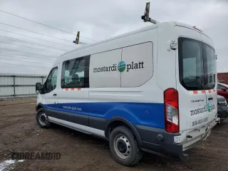 2016 Ford Transit XL with VIN 1FBAX2CM1GKB24727, listed as a Copart auction lot 84914324 with 189,970 mi miles and Salvage Title. Bid and sale history available at DreamBid. Image 2.