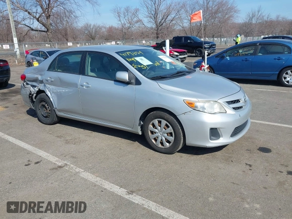 2011 Toyota Corolla L with VIN JTDBU4EE1B9137620, listed as a IAAI auction lot 41791084 with 137,597 mi miles. Bid and sale history available at carsss.com. Image 1.