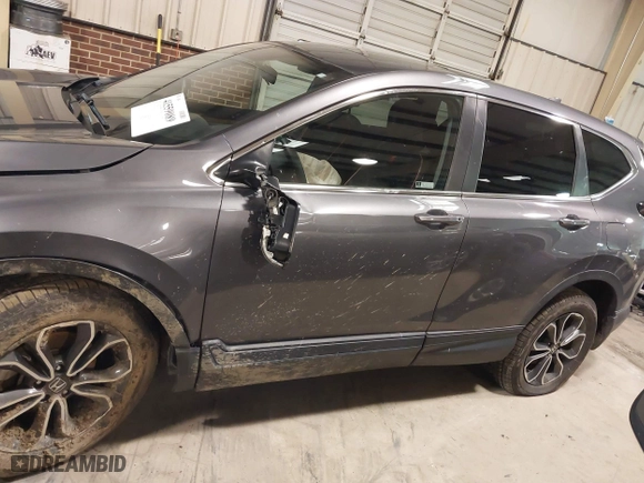 2021 Honda CR-V EX with VIN 5J6RW1H52ML007056, listed as a IAAI auction lot 41559089 with 33,217 mi miles. Bid and sale history available at carsss.com. Image 14.