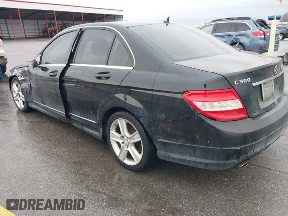 2011 Mercedes-Benz C 300 Sport with VIN WDDGF8BB3BR149825, listed as a IAAI auction lot 41716343 with 163,385 mi miles and . Bid and sale history available at DreamBid. Image 3.