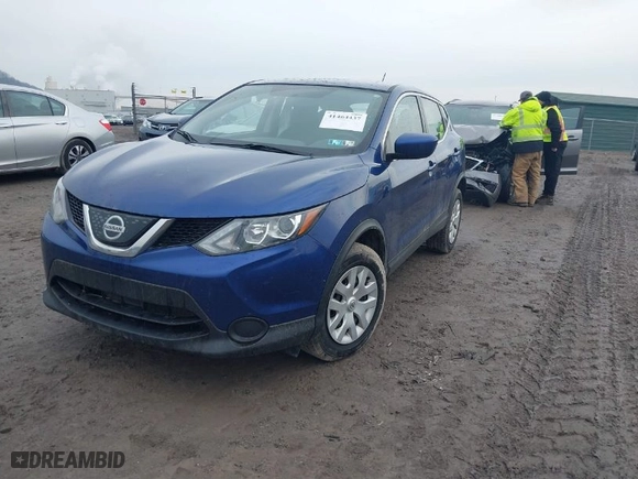 2018 Nissan Rogue Sport S with VIN JN1BJ1CR2JW259158, listed as a IAAI auction lot 41464437 with 93,579 mi miles. Bid and sale history available at carsss.com. Image 2.