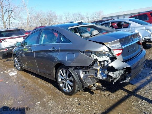 2012 Hyundai Sonata 2.0T SE with VIN 5NPEC4ABXCH411840, listed as a IAAI auction lot 41423420 with 161,181 mi miles. Bid and sale history available at carsss.com. Image 3.