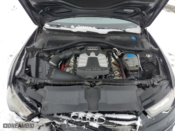 2012 Audi A6 3.0T Prestige with VIN WAUHGAFC0CN145825, listed as a Copart auction lot 44905325 with 0 mi miles and Salvage Title. Bid and sale history available at carsss.com. Image 11.