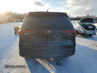 2024 Toyota Highlander XLE with VIN 5TDAAAB57RS027559, listed as a Copart auction lot 41861825 with 18,907 mi miles and Salvage title. Bid and sale history available at DreamBid. Image 6.
