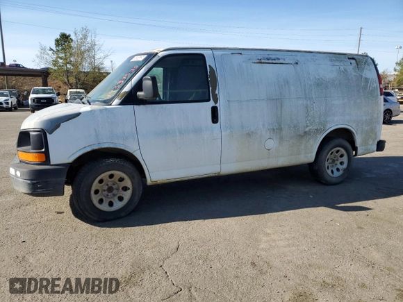 2011 Chevrolet Express Cargo with VIN 1GCSGAFX6B1184033, listed as a Copart auction lot 49334535 with 279,390 mi miles and Clean title. Bid and sale history available at DreamBid. Image 1.