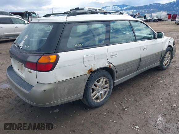2000 Subaru Legacy Outback Limited z VIN 4S3BH6869Y7637002, wystawiony jako IAAI lot #41729202 z przebiegiem 231 166 mil mil oraz . Historia ofert i sprzedaży dostępna na DreamBid. Obrazek 4.