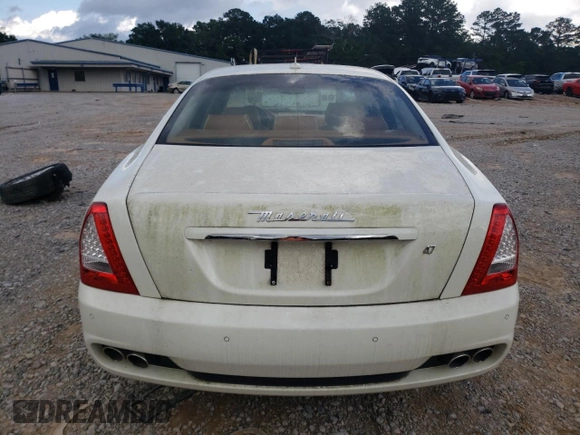 2010 Maserati Quattroporte S z VIN ZAM39JKA3A0052282, wystawiony jako Copart lot #58591175 z przebiegiem Nie podano mil oraz Czysty tytuł • Clean title. Historia ofert i sprzedaży dostępna na DreamBid. Obrazek 6.