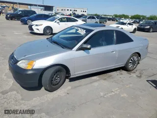 2001 Honda Civic EX with VIN 1HGEM22941L111217, listed as a Copart auction lot 52390125 with 154,411 mi miles and Salvage Title. Bid and sale history available at carsss.com. Image 1.
