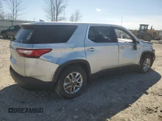 2018 Chevrolet Traverse LS with VIN 1GNEVFKW7JJ118139, listed as a Copart auction lot 51770795 with 122,953 mi miles and Non Repairable. Bid and sale history available at carsss.com. Image 3.