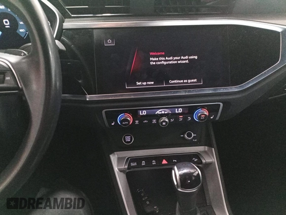 2023 Audi Q3 S line Premium with VIN WA1DECF35P1112975, listed as a IAAI auction lot 42793191 with 49,773 mi miles and . Bid and sale history available at DreamBid. Image 7.