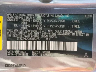 2017 Lexus RX 350 z VIN 2T2ZZMCA3HC083767, wystawiony jako Copart lot #57218435 z przebiegiem 107 719 mil mil oraz Szkoda całkowita • Salvage title. Historia ofert i sprzedaży dostępna na DreamBid. Obrazek 13.