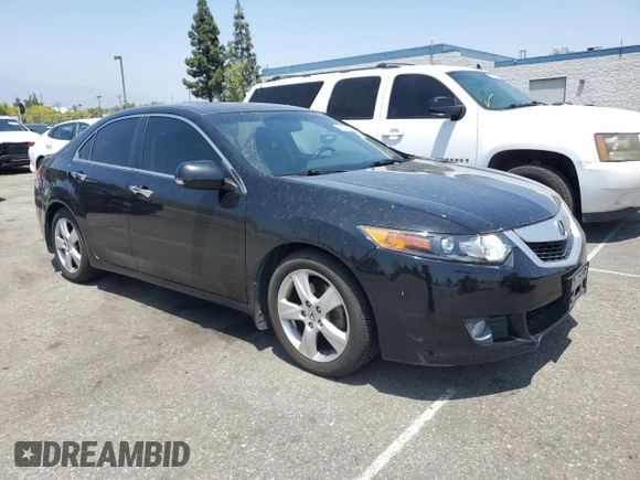 2009 Acura TSX with VIN JH4CU26639C032878, listed as a Copart auction lot 58761235 with 178,248 mi miles and Salvage title. Bid and sale history available at DreamBid. Image 4.
