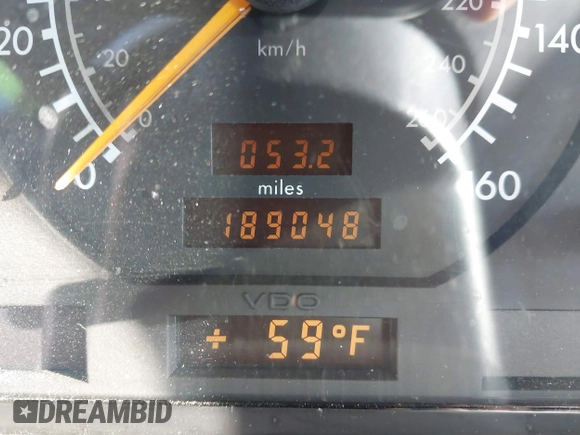 1996 Mercedes-Benz S 320 with VIN WDBGA32E9TA307279, listed as a IAAI auction lot 41631747 with 189,048 mi miles and . Bid and sale history available at DreamBid. Image 15.