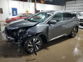 2018 Nissan Murano Platinum with VIN 5N1AZ2MH3JN167359, listed as a Copart auction lot 43870005 with 107,111 mi miles and Salvage Title. Bid and sale history available at carsss.com. Image 1.