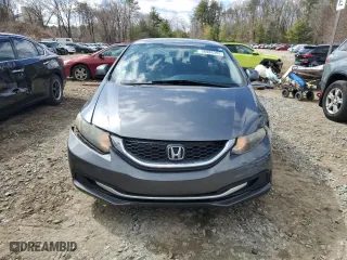 2013 Honda Civic Sdn LX with VIN 19XFB2F58DE020254, listed as a Copart auction lot 50986305 with 190,666 mi miles and Clean Title. Bid and sale history available at carsss.com. Image 5.