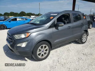 2020 Ford EcoSport SE with VIN MAJ3S2GE0LC329505, listed as a Copart auction lot 52909145 with 16,128 mi miles and Salvage Title. Bid and sale history available at carsss.com. Image 1.