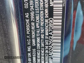 2016 Porsche Cayenne GTS z VIN WP1AD2A26GLA70890, wystawiony jako Copart lot #50872165 z przebiegiem 95 585 mil mil oraz Tytuł czysty. Historia ofert i sprzedaży dostępna na DreamBid. Obrazek 12.