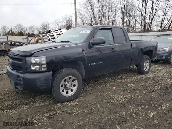 2007 Chevrolet Silverado 1500 Work Truck with VIN 1GCEC19CX7Z501452, listed as a Copart auction lot 44566855 with 0 mi miles and Salvage Title. Bid and sale history available at carsss.com. Image 1.