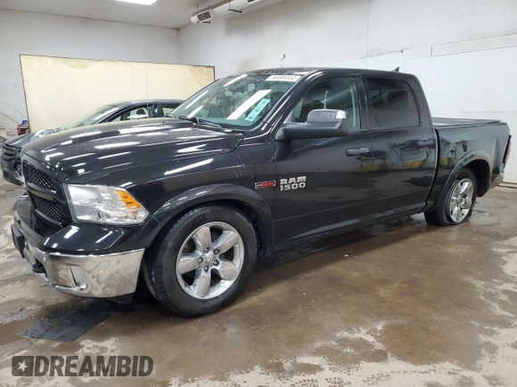 2016 Ram 1500 Outdoorsman with VIN 1C6RR7LM0GS255421, listed as a Copart auction lot 55566555 with 156,994 mi miles and Clean title. Bid and sale history available at DreamBid. Image 1.