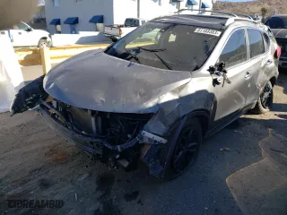 2019 Nissan Rogue SL with VIN 5N1AT2MV7KC732443, listed as a Copart auction lot 46988794 with 142,506 mi miles and Salvage Title. Bid and sale history available at carsss.com. Image 1.