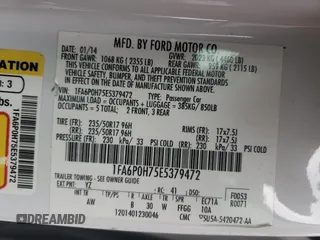 2014 Ford Fusion SE with VIN 1FA6P0H75E5379472, listed as a Copart auction lot 63853861 with 180,086 mi miles and Salvage Title. Bid and sale history available at carsss.com. Image 10.