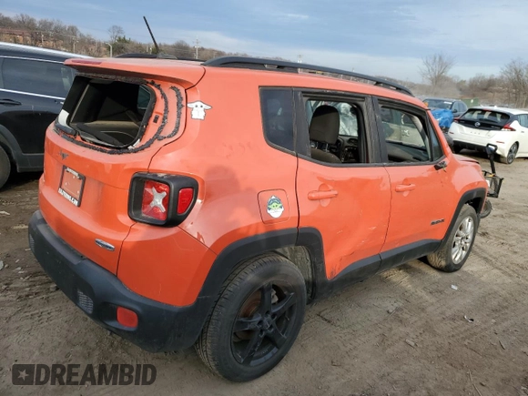 2015 Jeep Renegade Latitude with VIN ZACCJABH0FPB59012, listed as a Copart auction lot 46702535 with 63,692 mi miles and Clean Title. Bid and sale history available at carsss.com. Image 3.