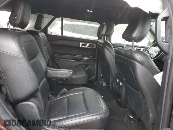 2020 Ford Explorer XLT with VIN 1FMSK7DH9LGA77629, listed as a Copart auction lot 50435725 with 77,014 mi miles and Salvage Title. Bid and sale history available at carsss.com. Image 12.