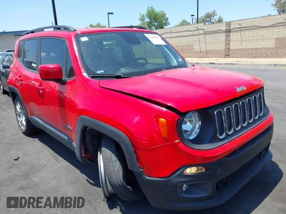 2018 Jeep Renegade Altitude z VIN ZACCJABB5JPJ54842, wystawiony jako IAAI lot #42400858 z przebiegiem 29 440 mil mil oraz . Historia ofert i sprzedaży dostępna na DreamBid. Obrazek 1.