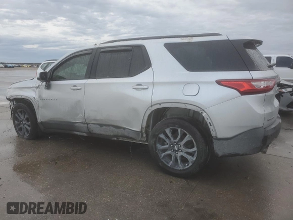2018 Chevrolet Traverse RS with VIN 1GNERJKX4JJ158727, listed as a Copart auction lot 83440254 with 104,017 mi miles and Salvage Title. Bid and sale history available at carsss.com. Image 2.