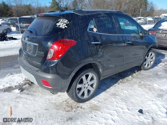 2013 Buick Encore Convenience with VIN KL4CJBSB3DB083769, listed as a IAAI auction lot 41619100 with 98,022 mi miles. Bid and sale history available at carsss.com. Image 4.