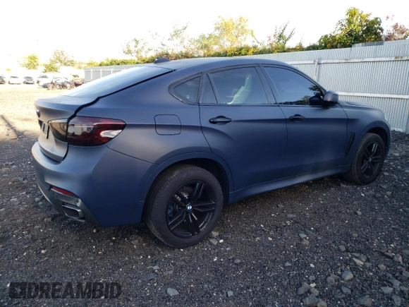 2017 BMW X6 xDrive35i with VIN 5UXKU2C55H0N85233, listed as a Copart auction lot 73306483 with 41,203 mi miles. Bid and sale history available at carsss.com. Image 3.