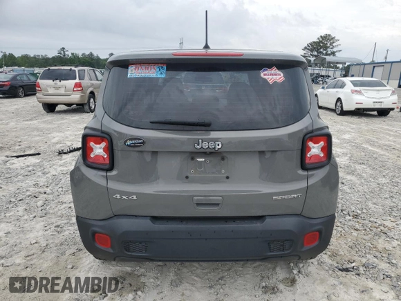 2019 Jeep Renegade Upland z VIN ZACNJBAB3KPK37977, wystawiony jako Copart lot #54416865 z przebiegiem 89 502 mil mil oraz Szkoda całkowita • Salvage title. Historia ofert i sprzedaży dostępna na DreamBid. Obrazek 6.