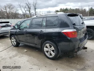 2009 Toyota Highlander Sport with VIN JTEES43A792136683, listed as a Copart auction lot 53814955 with 317,505 mi miles and Non Repairable. Bid and sale history available at carsss.com. Image 2.