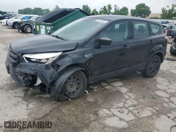 2017 Ford Escape S with VIN 1FMCU0F75HUB71106, listed as a Copart auction lot 60162455 with 61,645 mi miles and Salvage title. Bid and sale history available at DreamBid. Image 1.