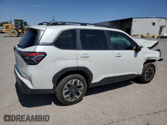 2025 Subaru Forester Premium with VIN JF2SLDBC7SH450586, listed as a Copart auction lot 60759805 with Not provided miles and Salvage title. Bid and sale history available at DreamBid. Image 3.
