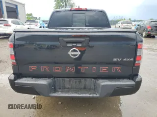 2022 Nissan Frontier Pro-4X with VIN 1N6ED1EK1NN630112, listed as a Copart auction lot 55055945 with 36,153 mi miles and Salvage title. Bid and sale history available at DreamBid. Image 6.