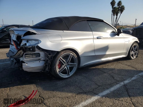 2018 Mercedes-Benz C 63 S AMG with VIN WDDWK8HB3JF738372, listed as a Copart auction lot 74063174 with 35,389 mi miles and Salvage Title. Bid and sale history available at carsss.com. Image 3.