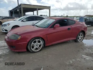 2005 Hyundai Tiburon GT z VIN KMHHN65F85U164628, wystawiony jako Copart lot #76415994 z przebiegiem 152 835 mil mil oraz Tytuł czysty. Historia ofert i sprzedaży dostępna na DreamBid. Obrazek 1.