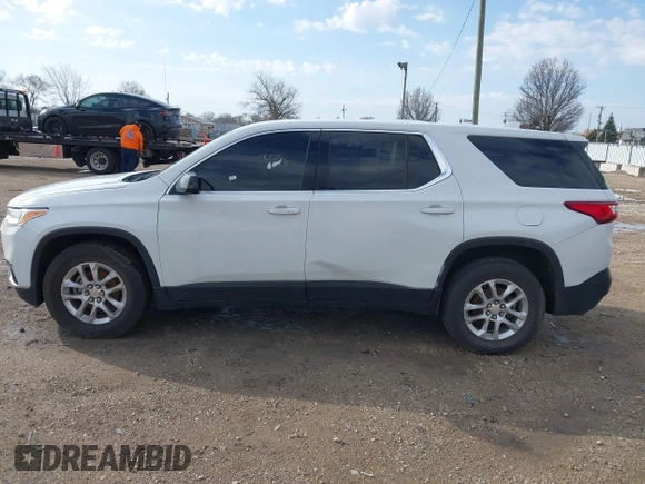 2020 Chevrolet Traverse LS with VIN 1GNEVFKW8LJ185870, listed as a IAAI auction lot 41415934 with 69,993 mi miles. Bid and sale history available at carsss.com. Image 13.