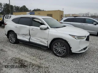 2023 Acura MDX w/Advance Package with VIN 5J8YE1H87PL022852, listed as a Copart auction lot 88914165 with 24,683 mi miles and Salvage Title. Bid and sale history available at carsss.com. Image 4.