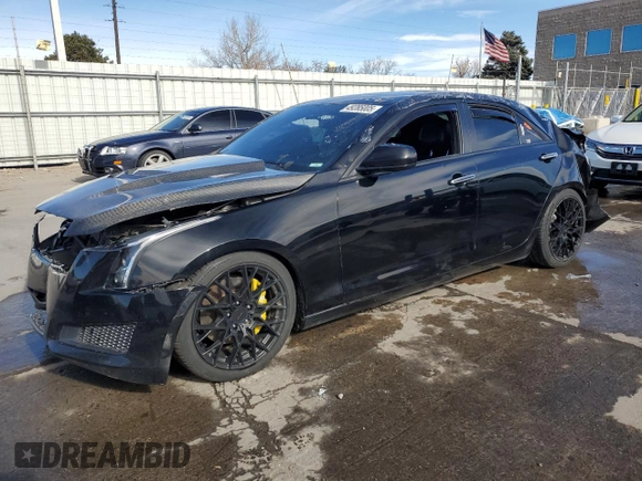 2013 Cadillac ATS z VIN 1G6AG5RX3D0174408, wystawiony jako Copart lot #49285005 z przebiegiem 164 773 mil mil oraz Szkoda całkowita • Salvage title. Historia ofert i sprzedaży dostępna na DreamBid. Obrazek 1.