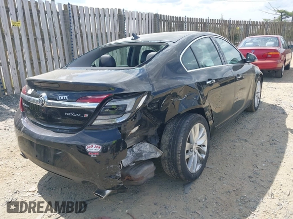 2014 Buick Regal Premium I with VIN 2G4GN5EX1E9321573, listed as a IAAI auction lot 42095613 with 72,720 mi miles. Bid and sale history available at carsss.com. Image 4.